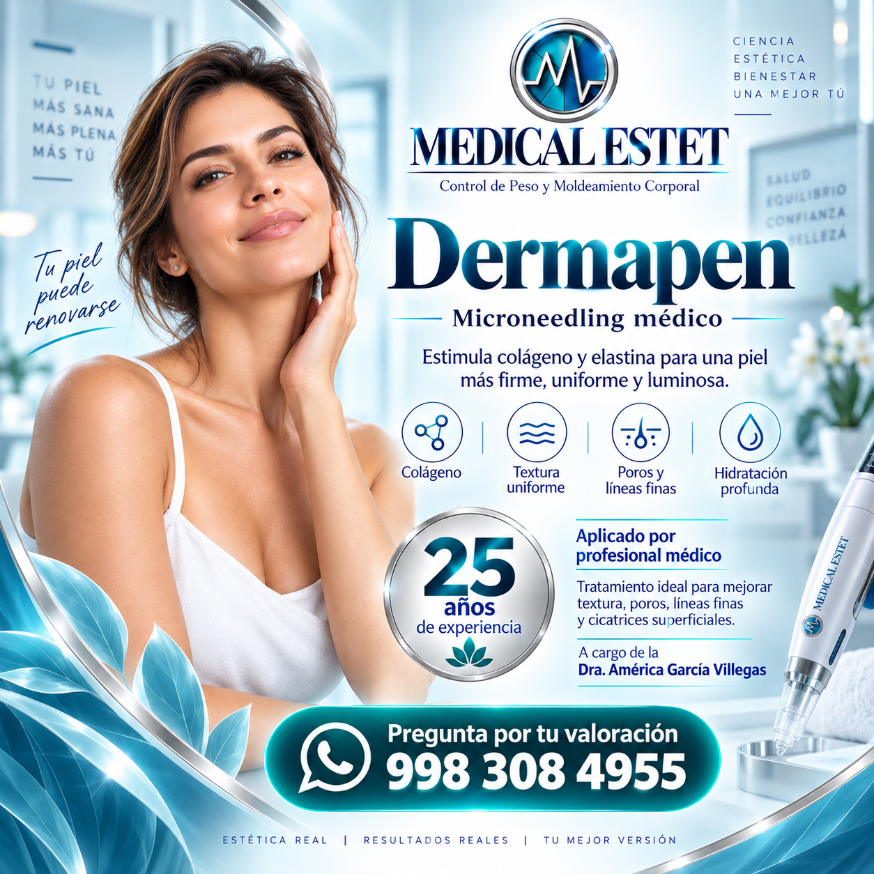 Dermapen en Medical Estet Cancún
